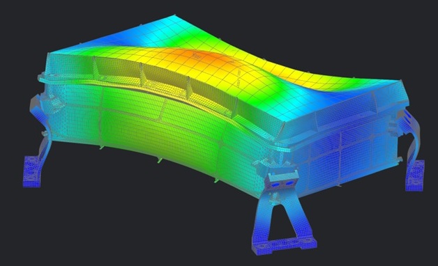 Simulated part